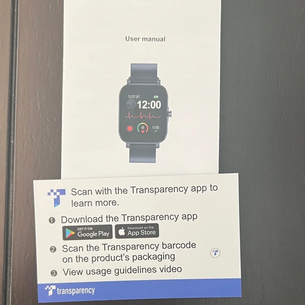 Smart Fitness Watch - Black